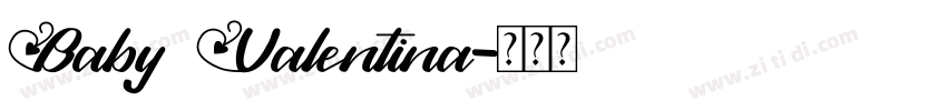 Baby Valentina字体转换